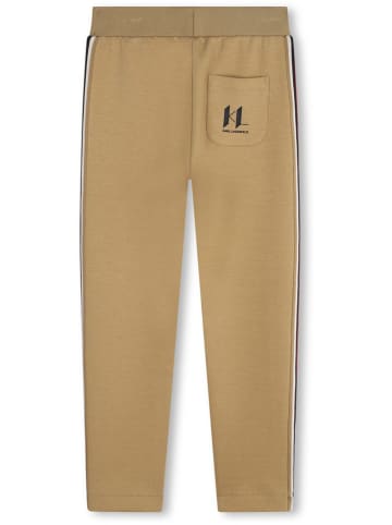 Karl Lagerfeld Kids Sweathose in Hellbraun
