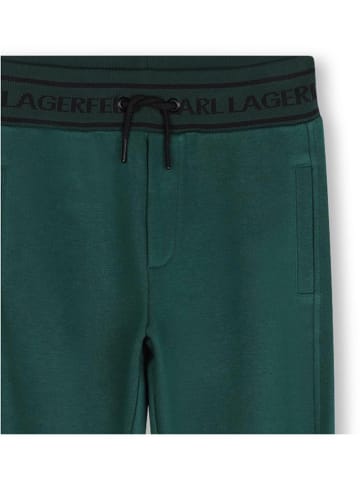 Karl Lagerfeld Kids Sweatbroek petrol