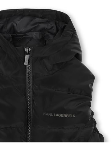 Karl Lagerfeld Kids Kamizelka w kolorze czarnym