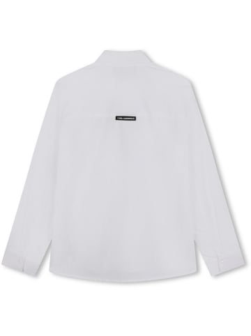 Karl Lagerfeld Kids Koszula w kolorze białym