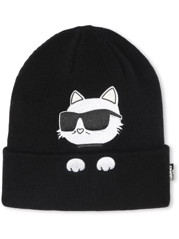 Karl Lagerfeld Kids 2tlg. Winteraccessoire-Set in Schwarz