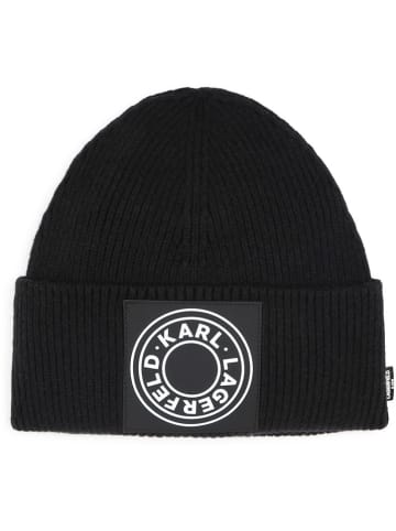 Karl Lagerfeld Kids 2tlg. Winteraccessoire-Set in Schwarz