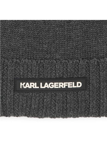Karl Lagerfeld Kids Muts antraciet