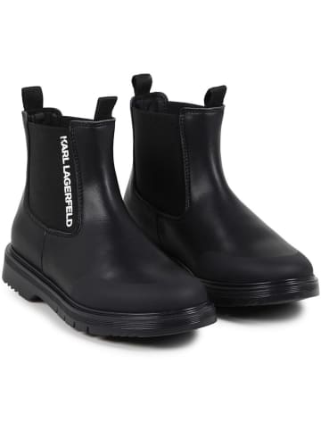 Karl Lagerfeld Kids Chelseaboots zwart