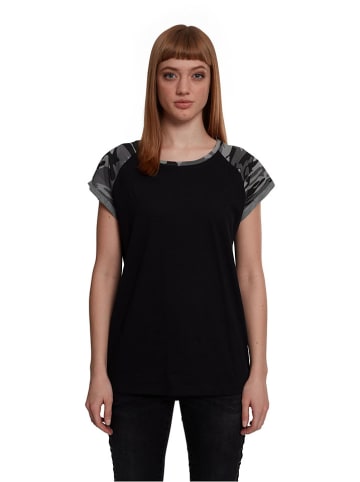 Urban Classics Shirt in Schwarz/ Grau