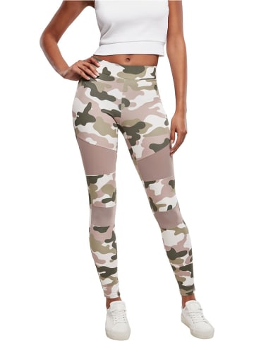 Urban Classics Trainingsleggings in Beige/ Khaki