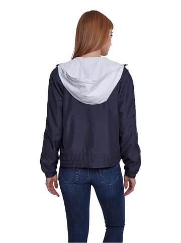 Urban Classics Windbreaker donkerblauw/wit/rood