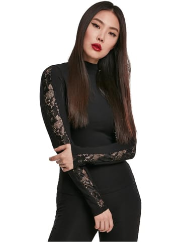 Urban Classics Longsleeve in Schwarz
