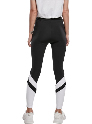 Urban Classics Legging zwart/wit
