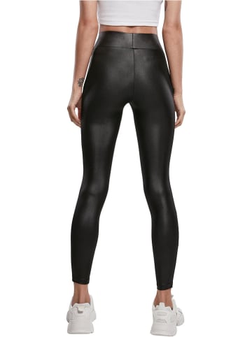 Urban Classics Legginsy w kolorze czarnym ze skóry syntetycznej