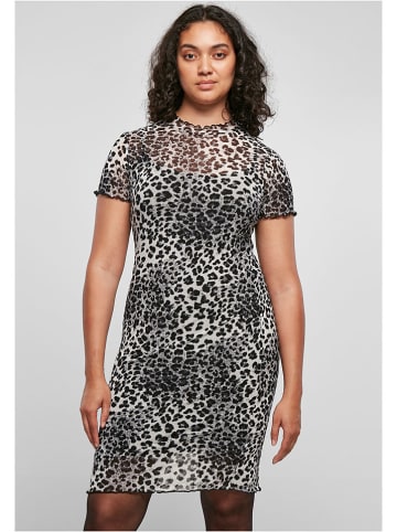 Urban Classics Kleid in Creme/ Schwarz