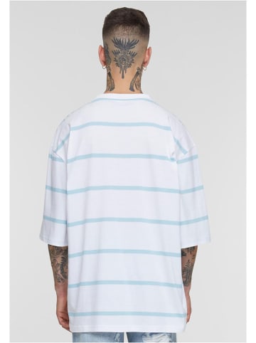Urban Classics Shirt in Weiß/ Hellblau
