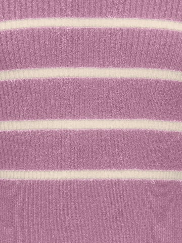KIDS ONLY Sweter "Ibi" w kolorze fioletowo-beżowym