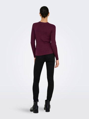 JDY Sweter w kolorze bordowym