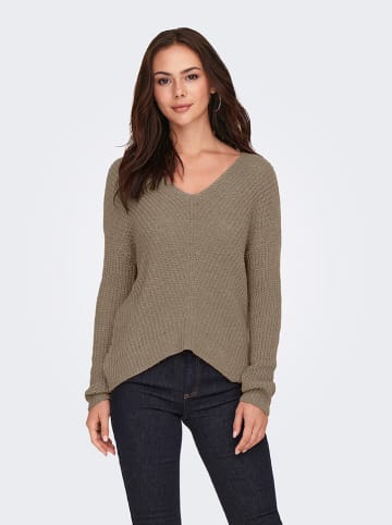 JDY Pullover in Hellbraun