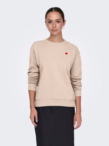 JDY Sweatshirt in Beige