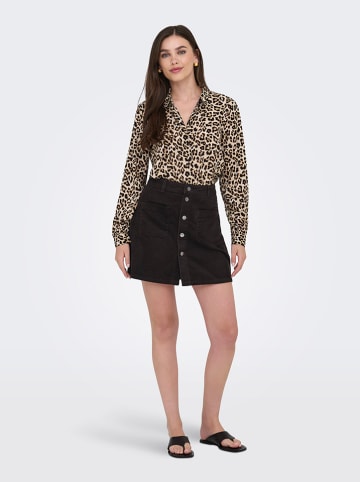 JDY Bluse in Beige/ Schwarz