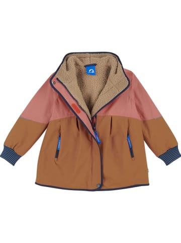 finkid Winterjacke "Aina Mukka" in Rosa/ Hellbraun/ Blau
