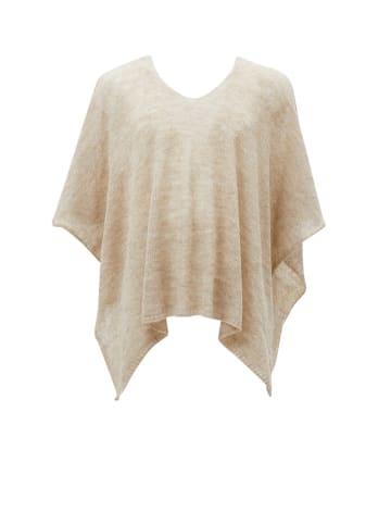 Lanerossi Poncho "Milena" beige - (L)168 x (B)55 cm
