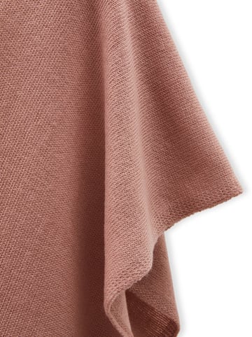 Lanerossi Wollen poncho "Asia" lichtroze - (L)160 x (B)108 cm