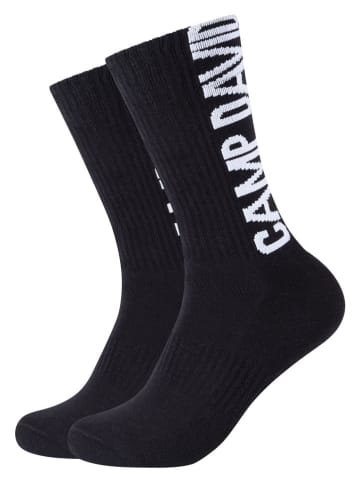 CAMP DAVID  4er-Set: Socken in Schwarz/ Weiß