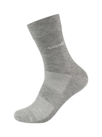 s.Oliver 4er-Set: Socken in Grau