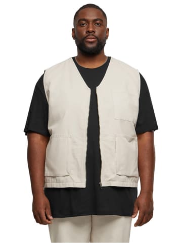 Urban Classics Weste in Creme