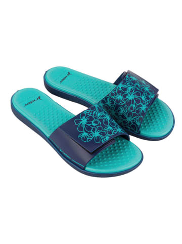 Rider Slippers "Pool V" donkerblauw/lichtblauw