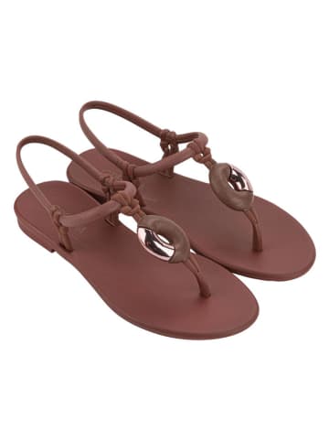 Grendha Zehensandalen "Cacau Celebre" in Hellbraun