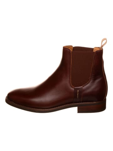 Gant Leder-Chelsea-Boots "Fayy" in Braun