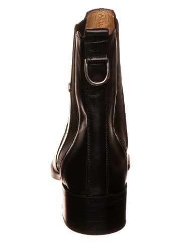 GANT Footwear Skórzane botki "Isla" w kolorze czarnym