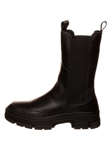 Gant Leder-Chelsea-Boots "Monthike" in Schwarz
