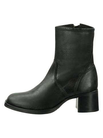 Gant Leder-Stiefeletten "Workdale" in Schwarz