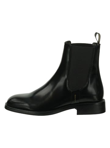Gant Leder-Chelsea-Boots "Fayy" in Schwarz