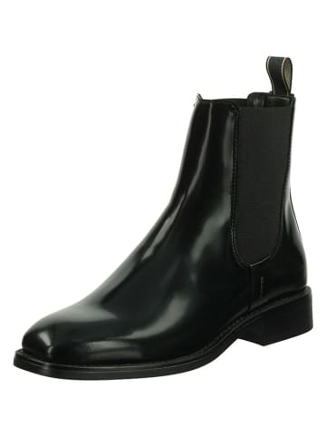Gant Leder-Chelsea-Boots "Fayy" in Schwarz