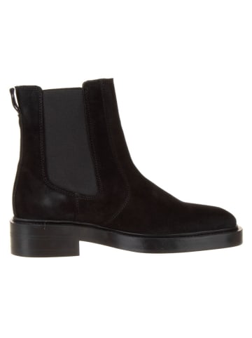 Gant Leder-Chelsea-Boots in Schwarz