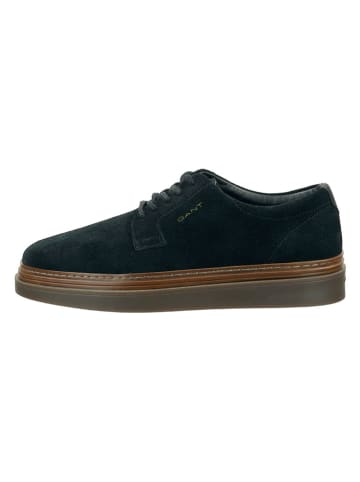 Gant Leder-Schnürschuhe "Kinzoon" in Dunkelblau