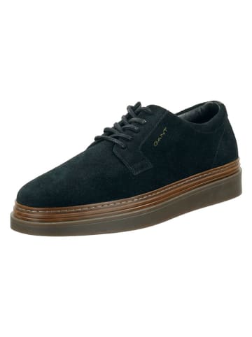 Gant Leder-Schnürschuhe "Kinzoon" in Dunkelblau