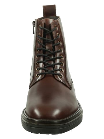 GANT Footwear Skórzane botki "Boggar" w kolorze brązowym
