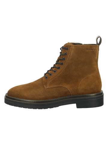 Gant Leder-Boots "Boggar" in Hellbraun