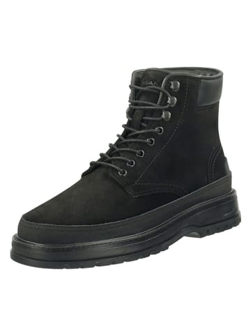 Gant Leren winterboots "Clafton" zwart