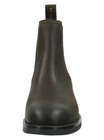 GANT Footwear Leder-Chelsea-Boots in Braun