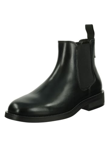 Gant Leder-Chelsea-Boots "Rizmood" in Schwarz