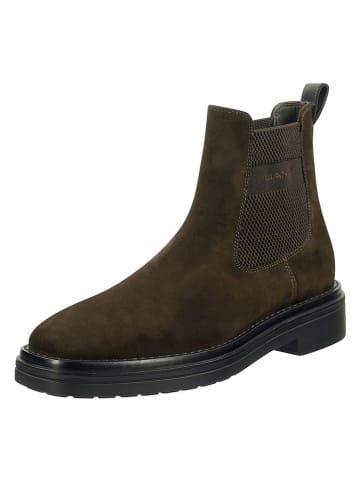GANT Footwear Leren chelseaboots "Boggar" bruin