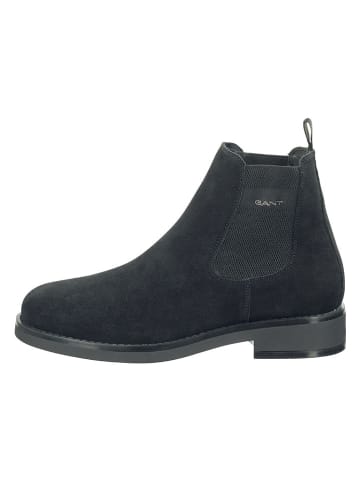 Gant Leren chelseaboots zwart
