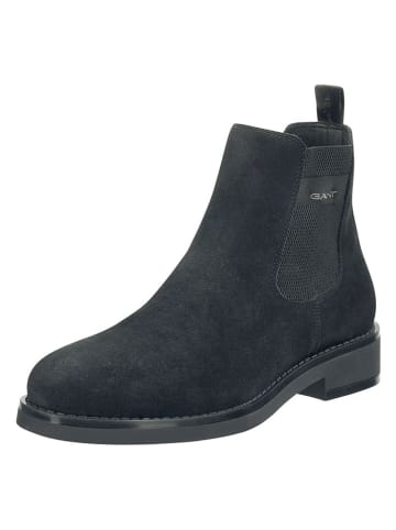 Gant Leren chelseaboots zwart