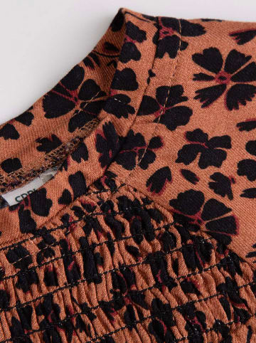 Coccodrillo Kleid in Hellbraun/ Schwarz
