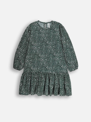 Coccodrillo Kleid in Grün/ Weiß/ Schwarz
