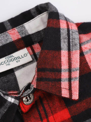 Coccodrillo Hemd in Rot/ Schwarz/ Weiß