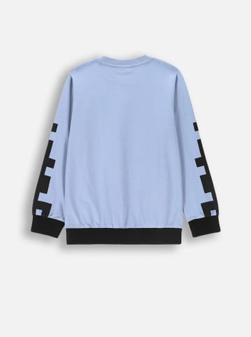 Coccodrillo Sweatshirt in Hellblau/ Schwarz